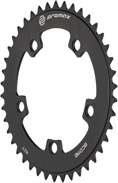 Plato de cadena Promax de 5 tornillos - 42t 110 BCD Negro