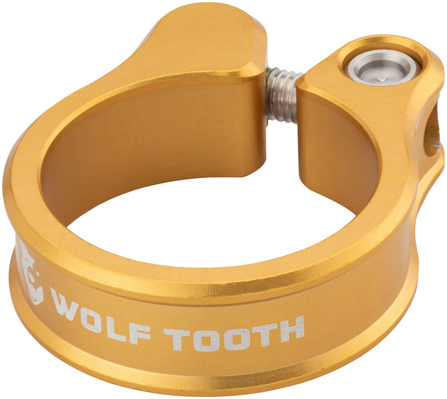 Abrazadera de Sillín Wolf Tooth - 31.8mm Atornillada Dorada