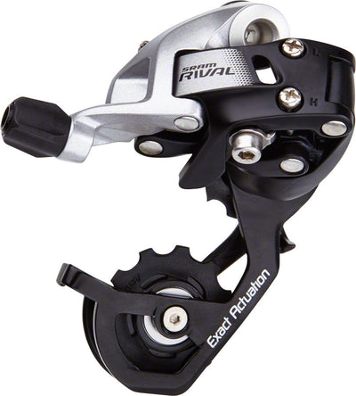 SRAM Rival 22 Desviador Trasero - 11 Velocidades Corto Negro/Plata