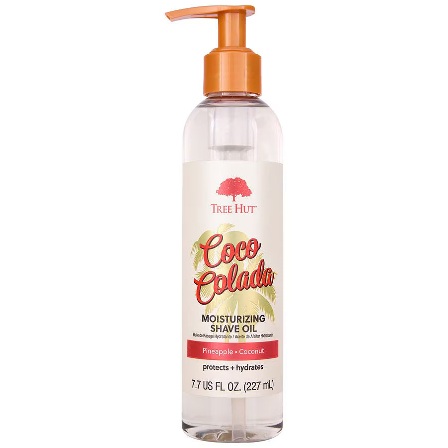 Aceite de Afeitar Hidratante Coco Colada de Tree Hut - 7.7 Fl Oz