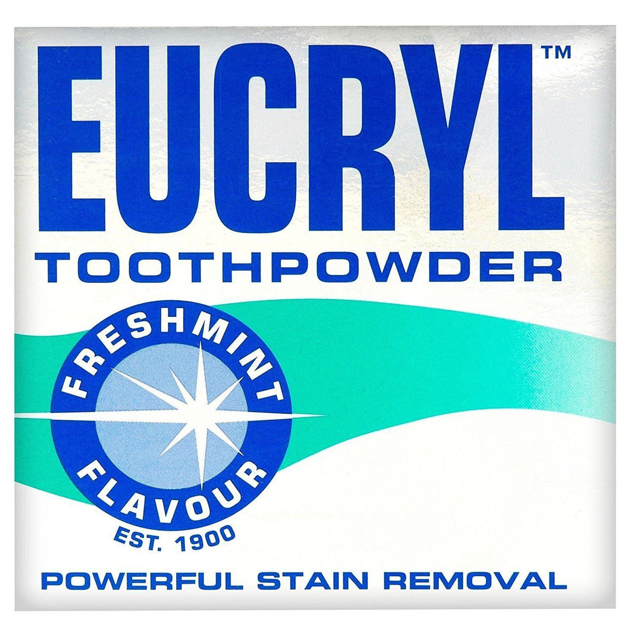 Poudre à dents Eucryl pour fumeurs Fraîcheur 50ml