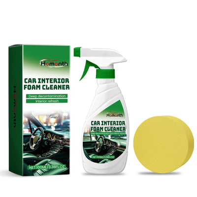 Car Interior Foam Cleaner, Seat Leather Foam Wash Free Decontamination Ceiling Retreader - Korvel