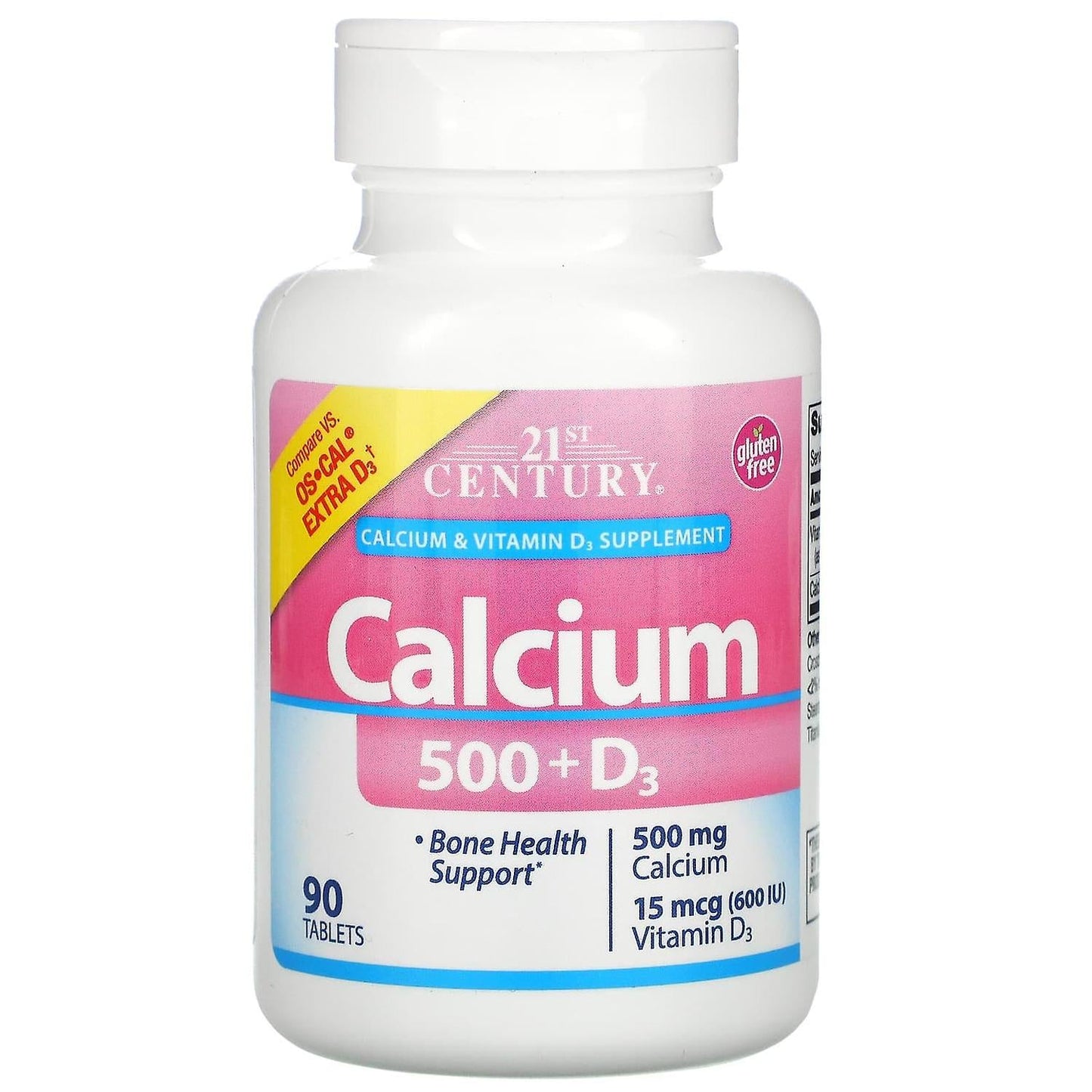 Calcio Plus Extra D del Siglo XXI – 500 mg
