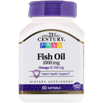 21st Century Fish Oil 1000 Mg Softgels - 60 Count