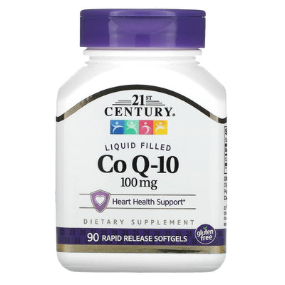21st Century Co Q10 100 Mg Softgels - Premium Antioxidant Support