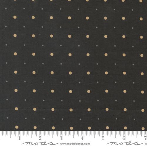 Tissu en coton Posh Onyx Noir 44"/45" par yard