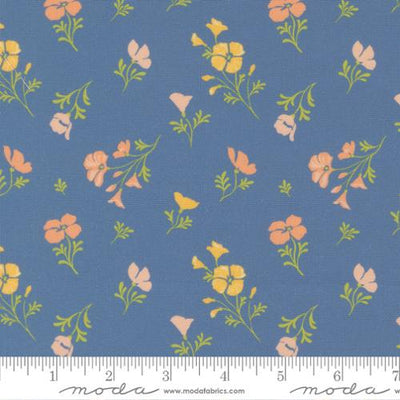 Cannon Beach Lake Astoria Florals Cotton Fabric - 44"/45" Per Yard