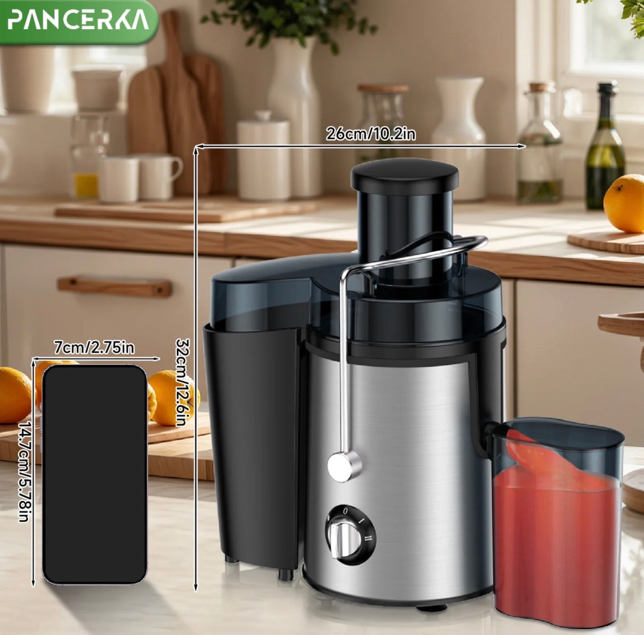 Extractor de Jugo JuiceMax 800W - Jugo Fresco Sin Esfuerzo