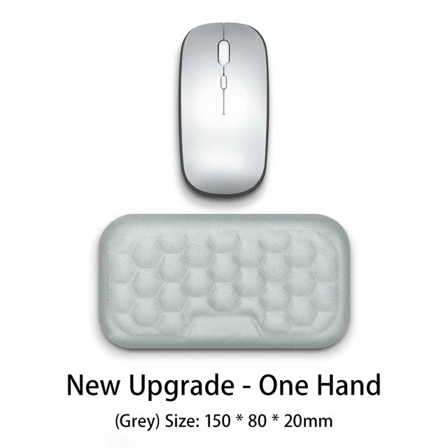 Keyboard mouse wrist rest ergonomic office typing protect relax wrist memory foam mouse pad computer notebook mouse pad - Korvel