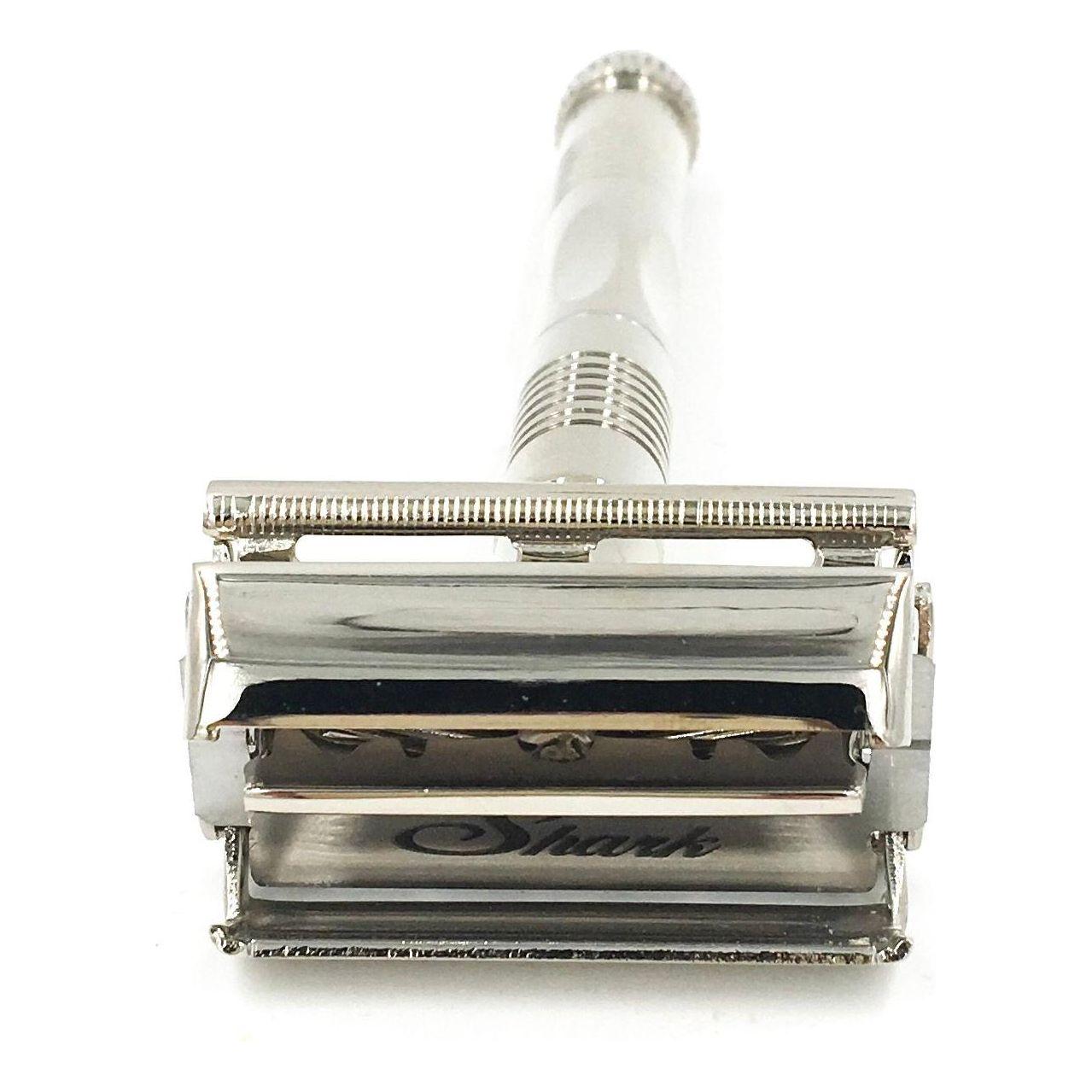 Parker 90R Maquinilla de Afeitar de Doble Cuchilla con Mango Largo