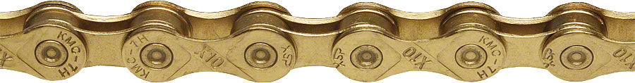 Cadena KMC X10 - 10 Velocidades 116 Eslabones Dorada