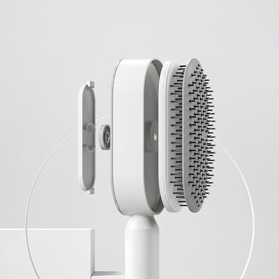 Upgraded Press Type Cleaning Design Air Cushion Comb For Women's Long Hair Air Bag Massage Comb Household Comb - Korvel