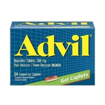 Advil Ibuprofen 200 Mg Pain Reliever Gel Caplets - 24 Count