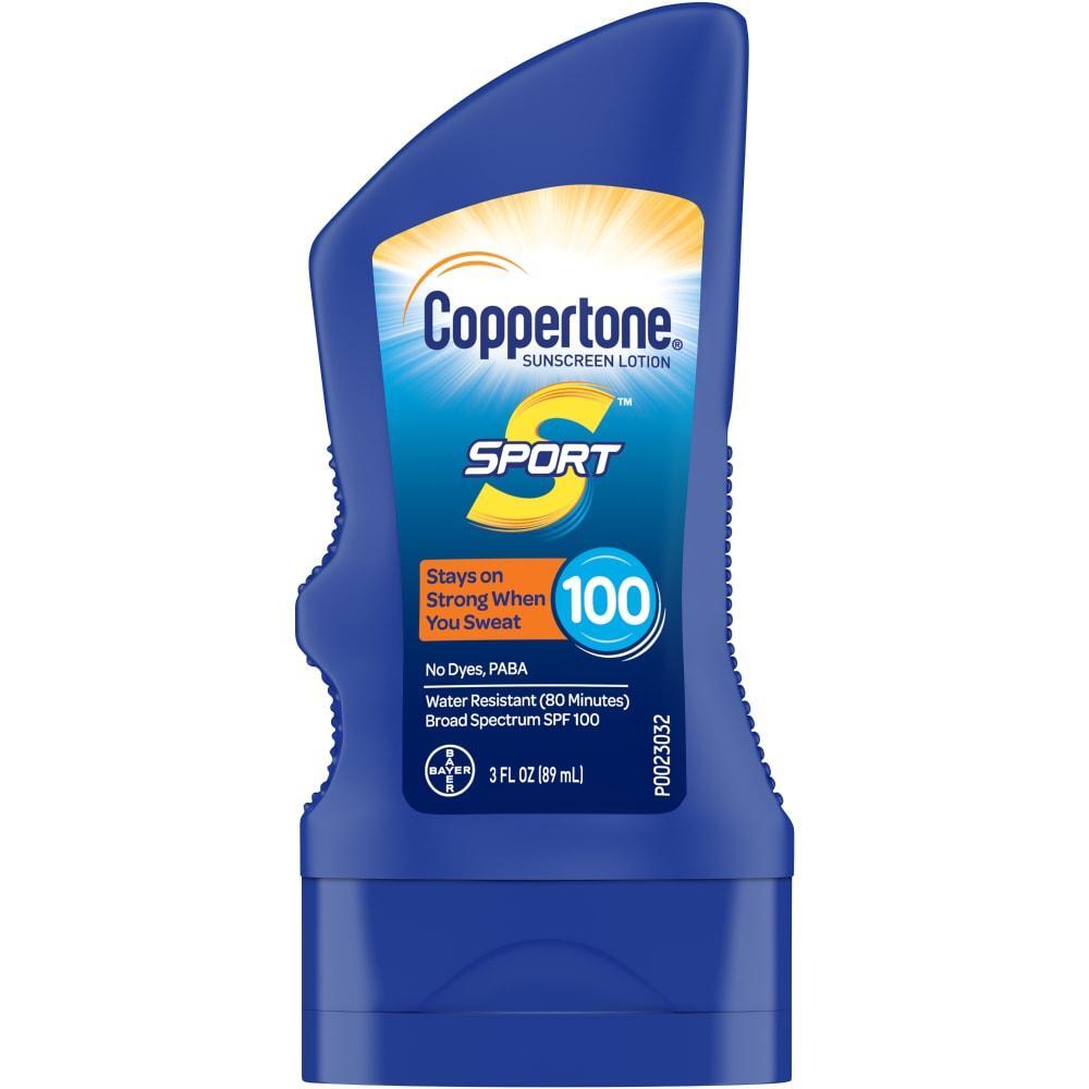 Lotion solaire Coppertone Sport SPF 100 - Protection à large spectre
