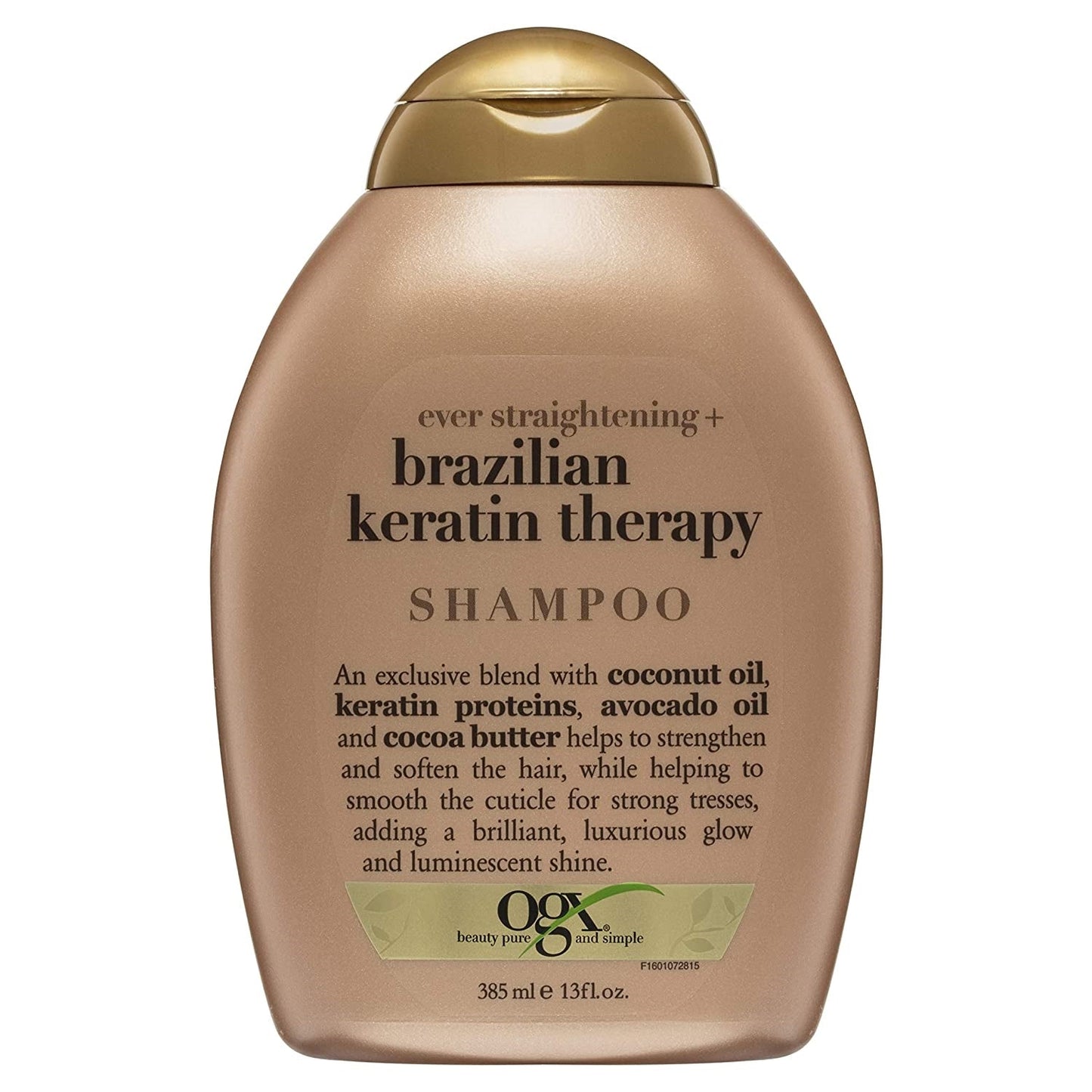 Champú OGX Ever Strengthening + Terapia de Queratina Brasileña 385ml