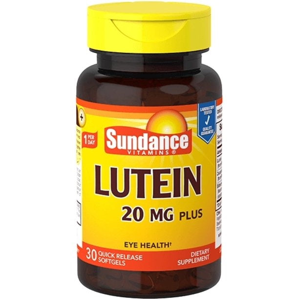 Sundance Vitamins 20 Mg Plus Bilberry & Zeaxanthin Lutein - 30 Softgels