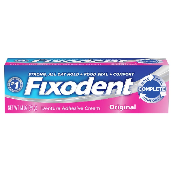 Crema Adhesiva para Dentaduras Fixodent Complete Original 1.4 Oz