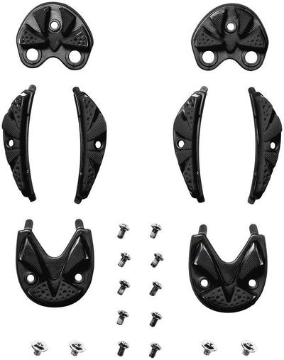 SIDI SRS Carbon Ground Inserts - Black (Size 45-48)