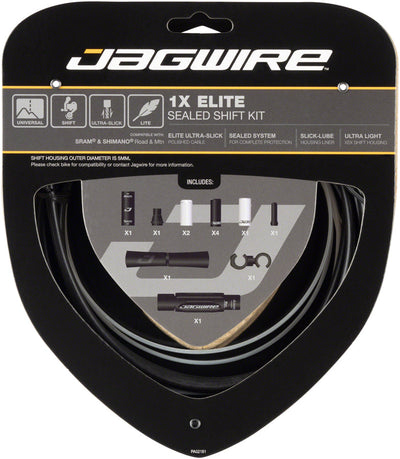 Jagwire 1x Elite Sealed Shift Cable Kit - Polished Ultra-Slick Cables