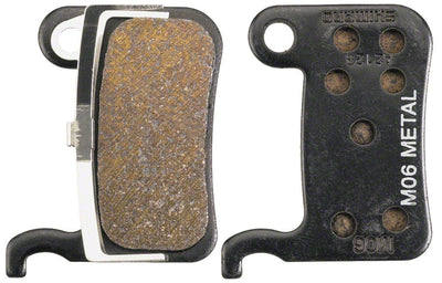 Pastillas de freno de disco Shimano M06-MX con compuesto metálico - Un par