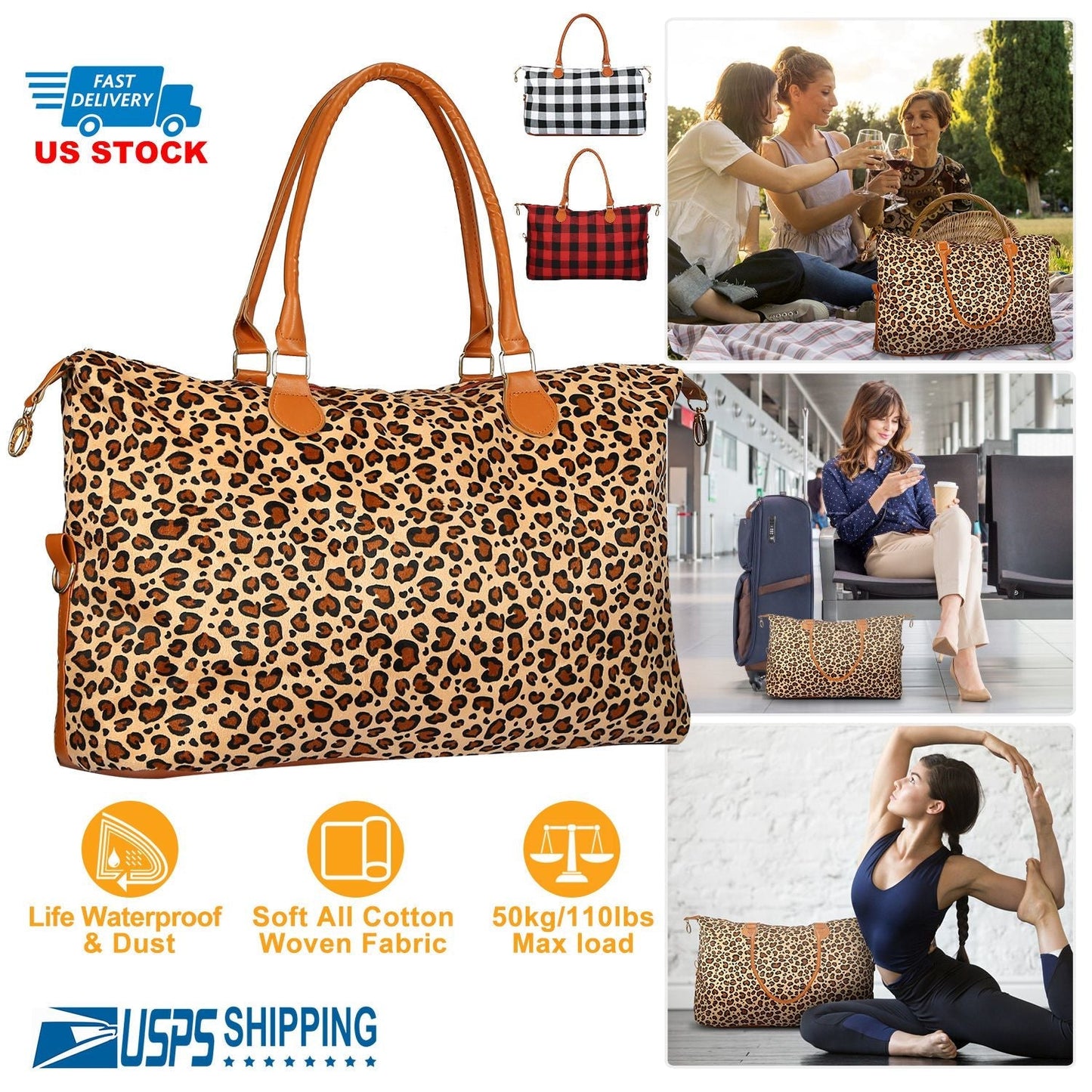 GBruno Women's Premium Duffle Bag