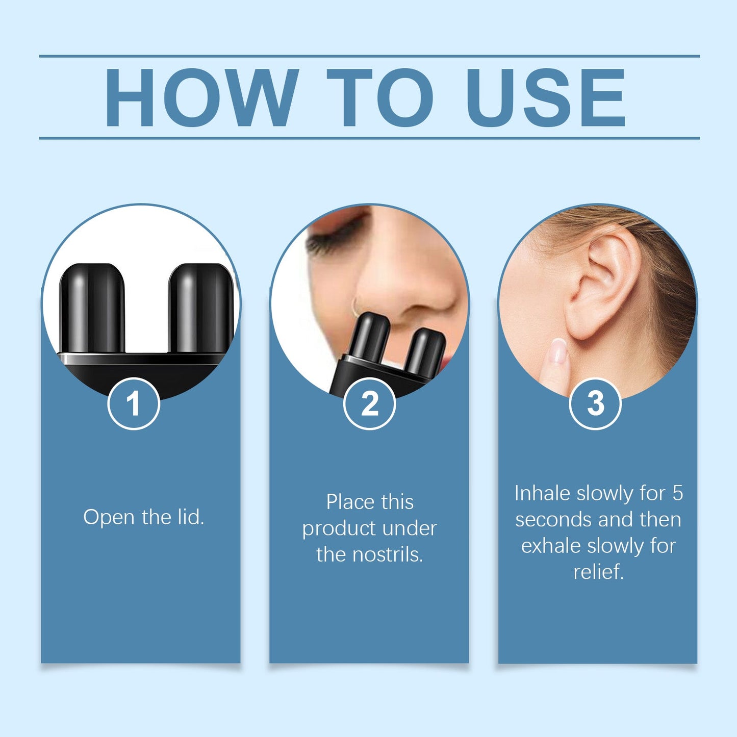 Premium Ear Care Inhaler with Mint Aroma