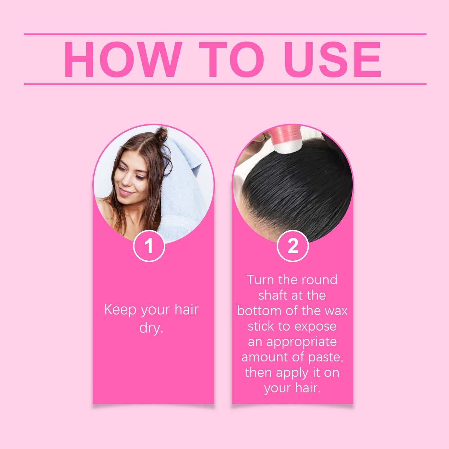 Hair Wax Stick Refreshing To Improve Frizz Lasting Nourishing Shine Styling Hair Moisturizing Hair Wax Stick - Korvel