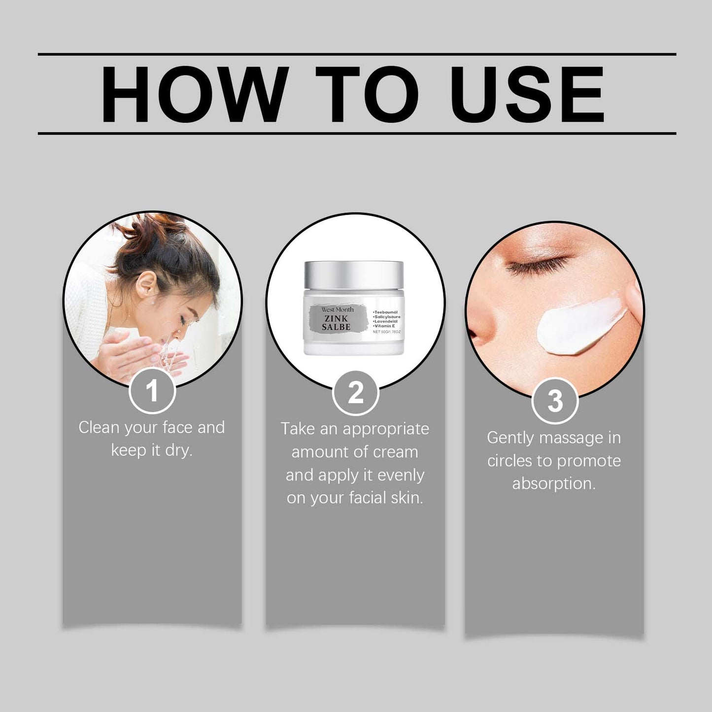Refreshing Oil Control Acne Cream for Soothing Care