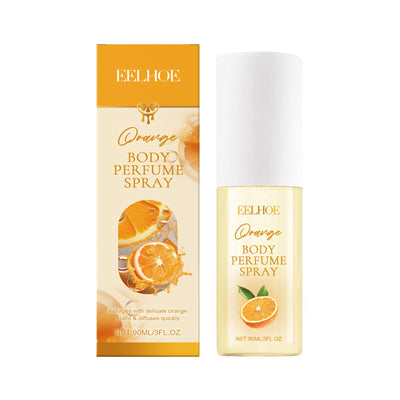 Orange Body Perfume Spray Light Fresh fragrance Keep fragrance portable fruit fragrance spray - Korvel