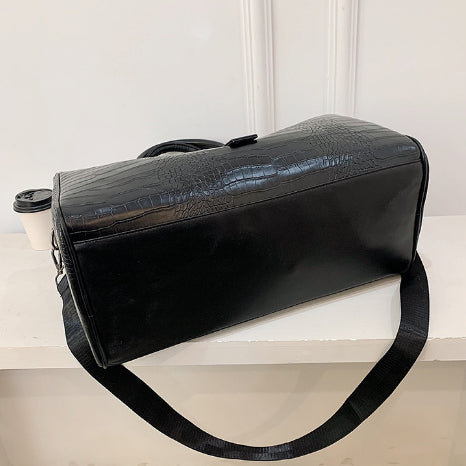 Sac à main en PU avec motif pierre créatif - Sac bandoulière grande capacité