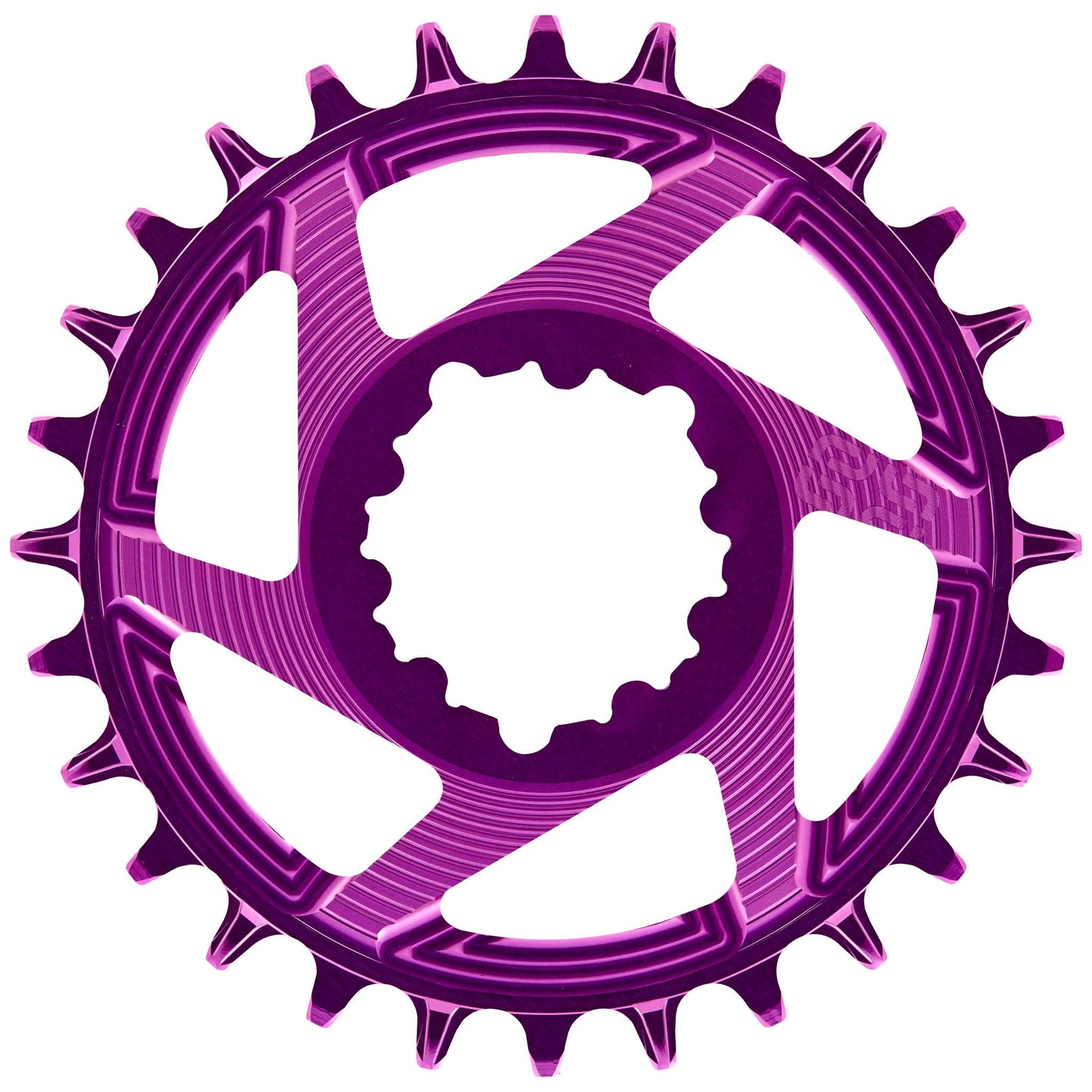 E*thirteen Helix R Guidering (3mm Offset) 3-Bolt 34t - Berenjena
