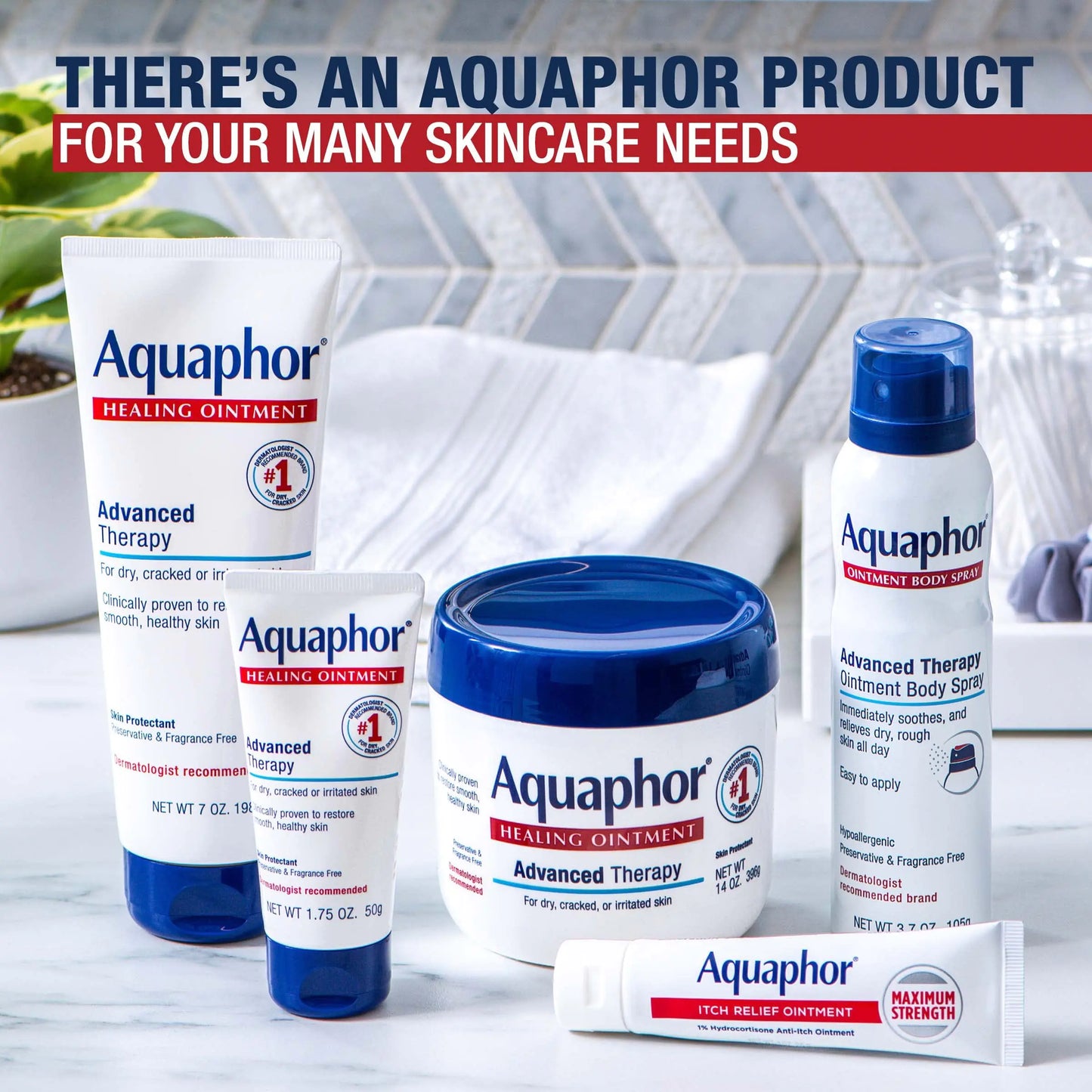 Aquaphor Advanced Therapy Skin Protectant Ointment, 7 Oz Tube