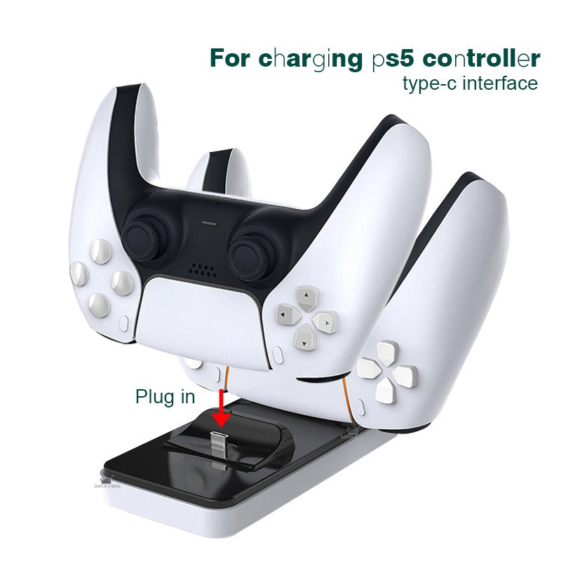 Suitable for PS5 controller charger base game controller dual charging base PS5 accessories - Korvel