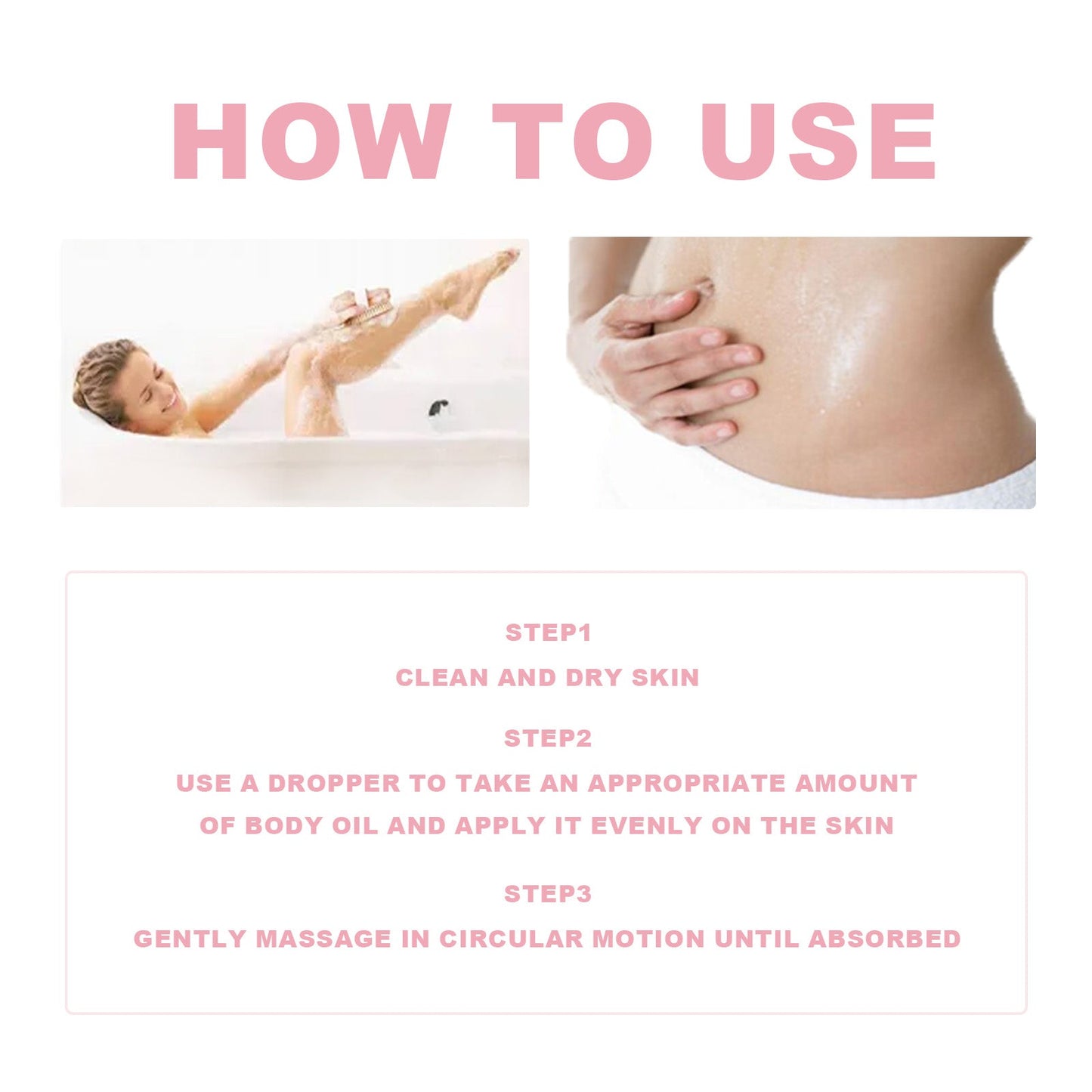Rose Stem Flower Oil, Body Skin Massage Treatment Moisturizing And Firming Loose Skin Slimming Treatment Oil - Korvel