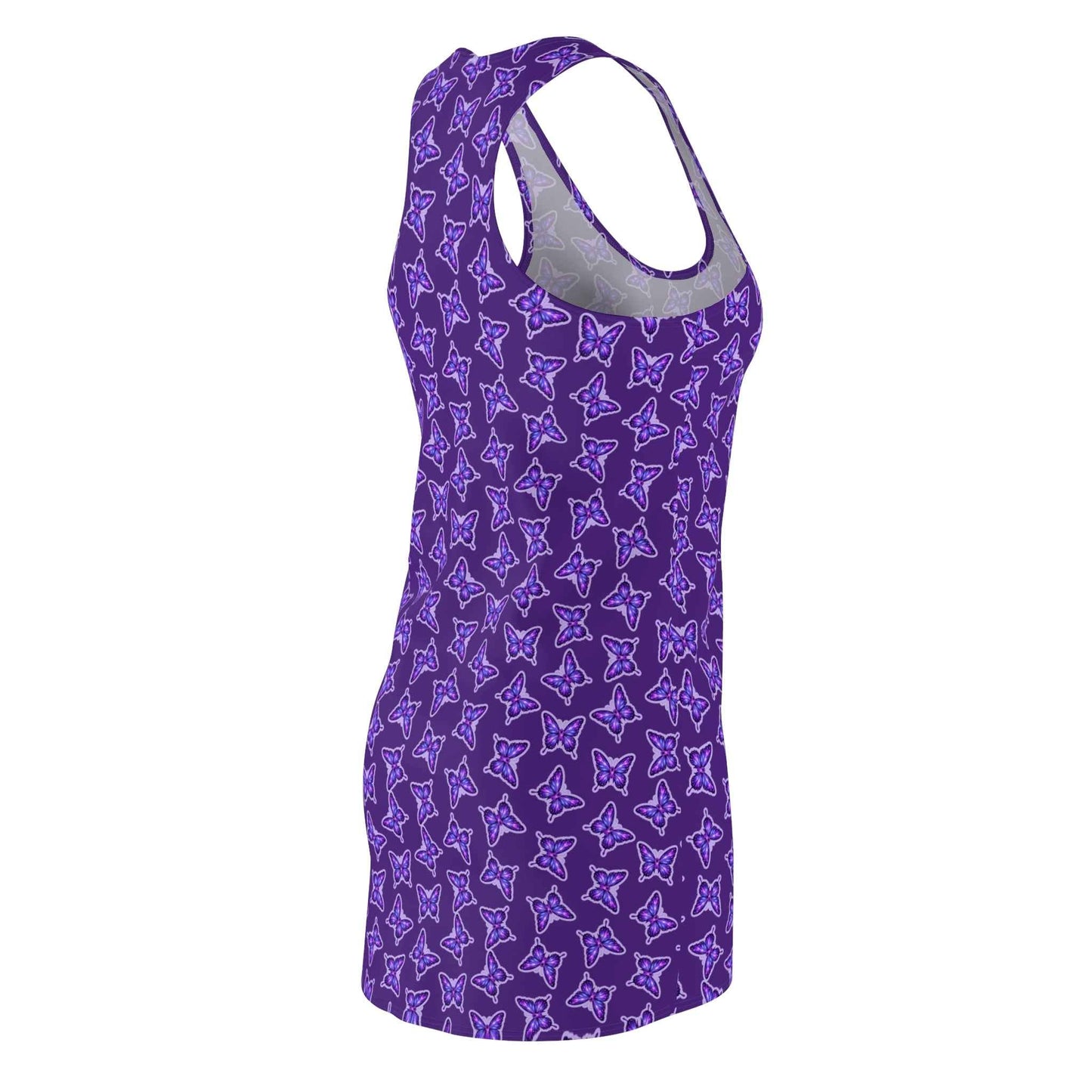 Purple Butterfly Racerback Dress - Epilepsy Awareness