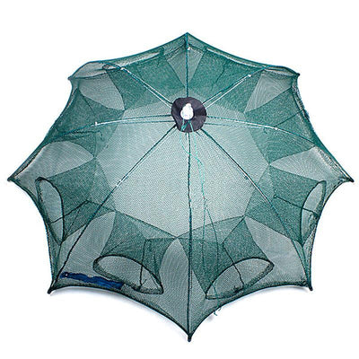 8 Holes Automatic Folding Fishing Net for Crayfish