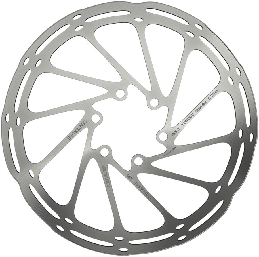 Rotors de frein à disque SRAM CenterLine 200 mm - Design à 6 boulons