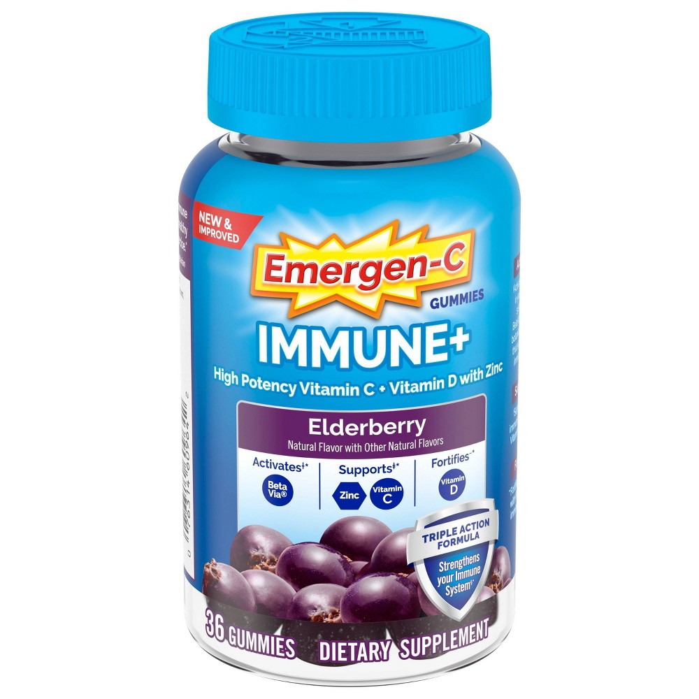Gomitas Emergen-C Immune+ de Saúco