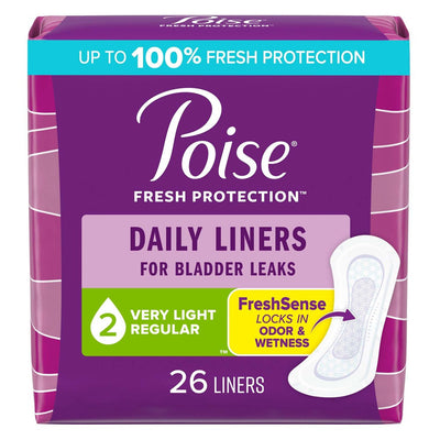 Poise Panty Liners for Light Absorbency