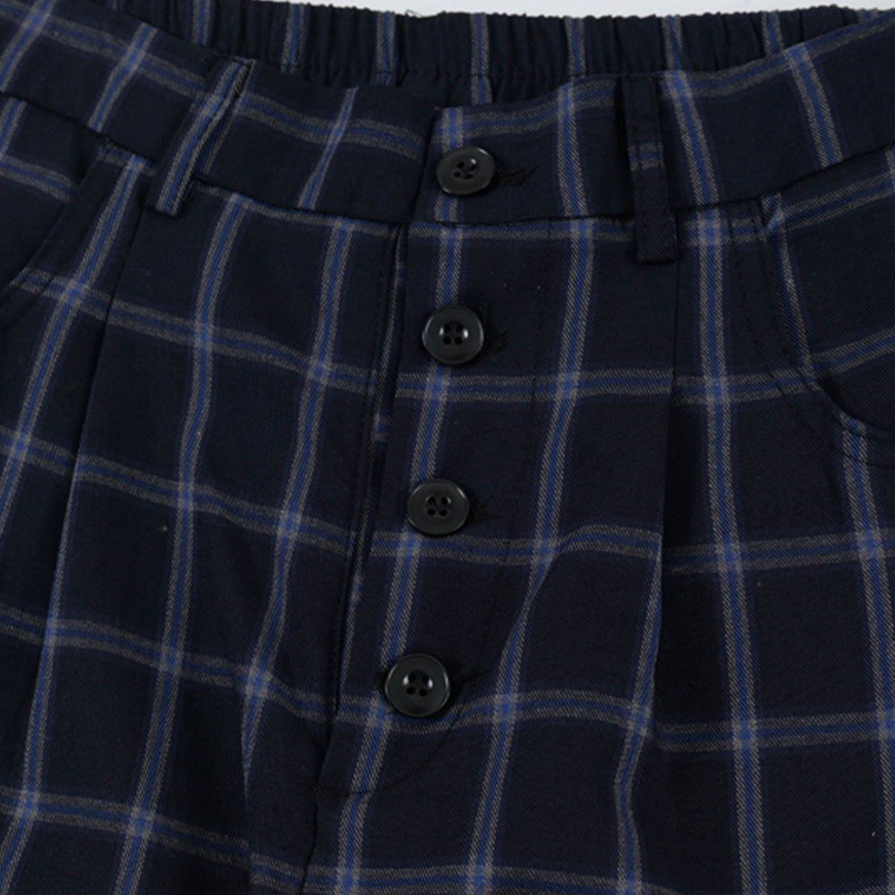 Street Trend Retro Plaid Casual Pants for Men