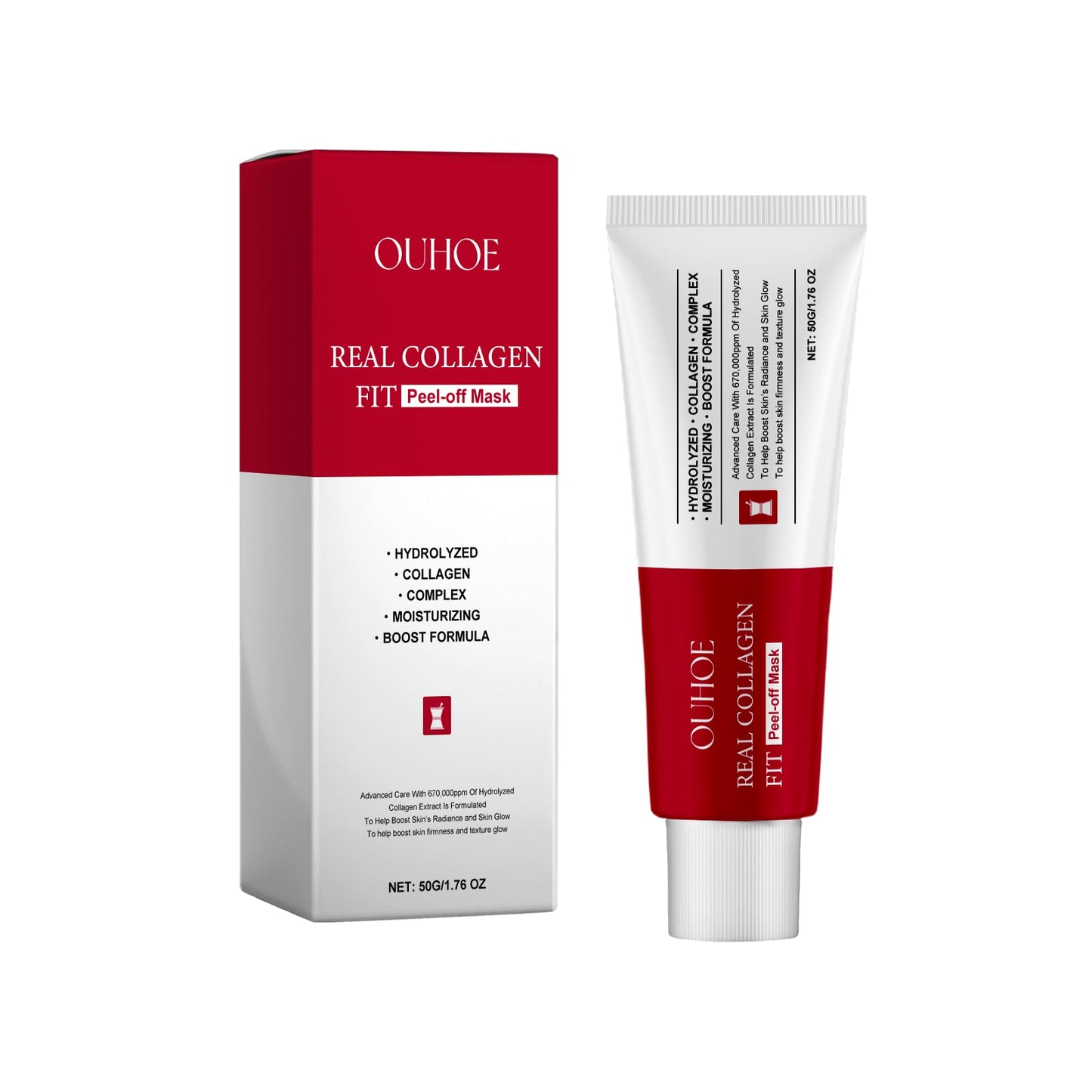 Collagen Tearing Mask Nourishes, Moisturizes, Firming And Firming Collagen Mask For Tender Skin - Korvel