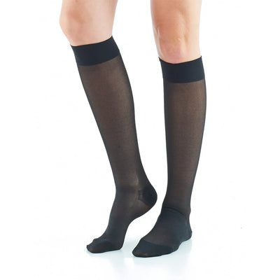 Premium Knee High Compression Socks - Black, Small