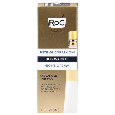 Crème de nuit RoC Retinol Correxion pour les rides profondes - 1,0 Fl Oz