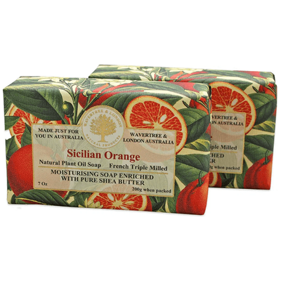 Savon de Luxe Wavertree & London à l'Orange Sicilienne - 7 Oz