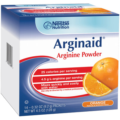 Arginaid Nestle Arginine Orange Powder Packets - 0.32oz