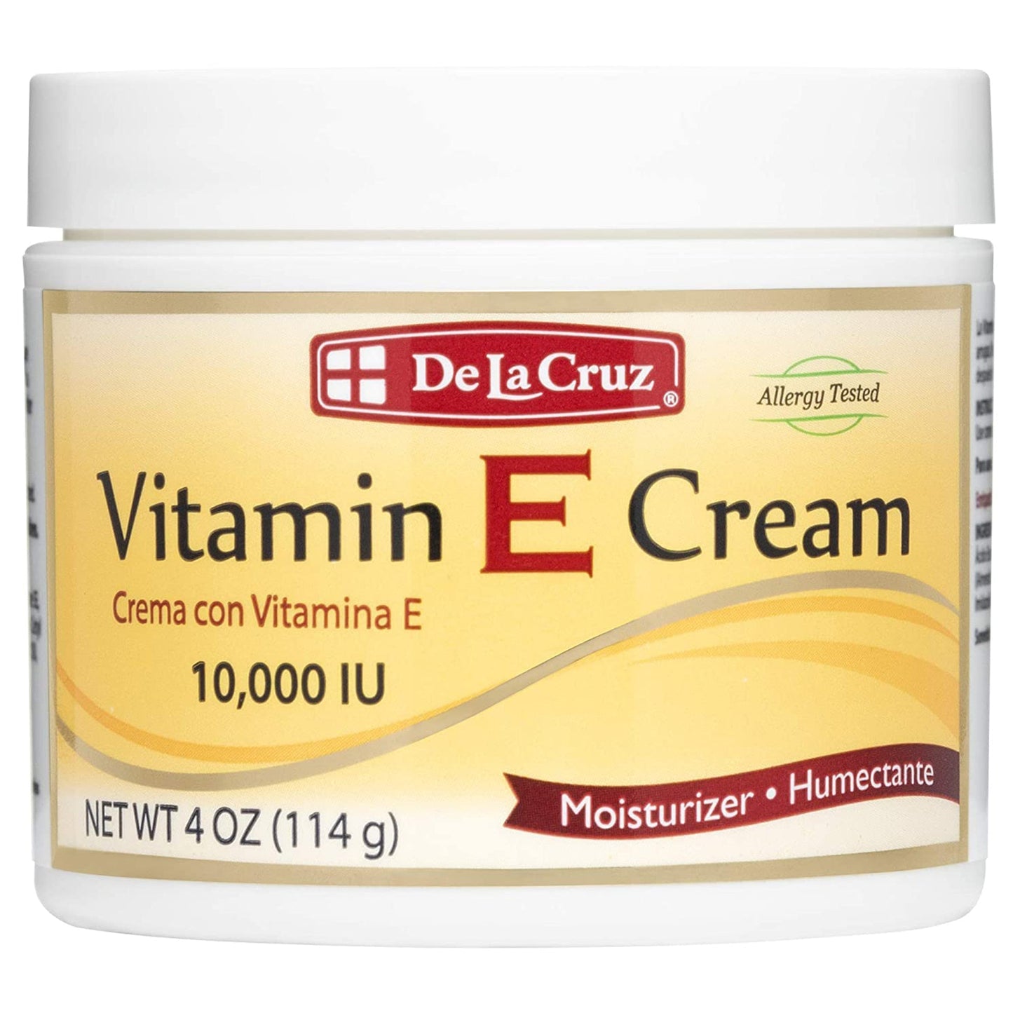 De La Cruz Vitamin E Moisturizer Cream - 4oz