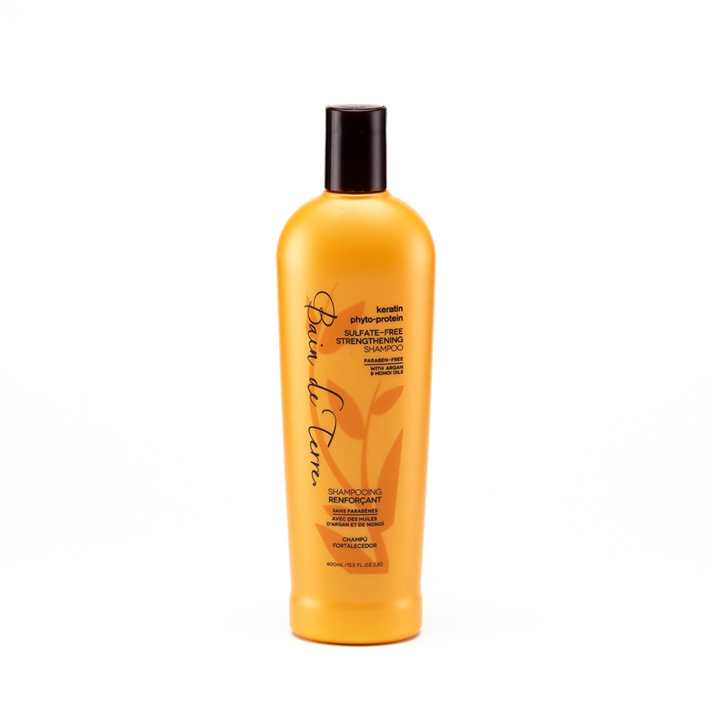 Champú Fortalecedor de Queratina Phyto-Proteína Bain de Terre 13.5 Oz