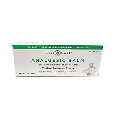 GeriCare Topical Analgesic Cream - Fast-Acting Pain Relief