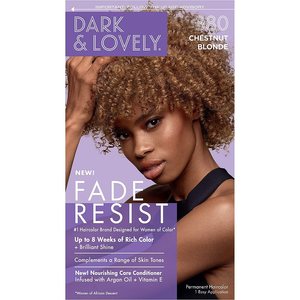 Dark and Lovely Fade Resist Hair Color - Blond Châtaigne 380