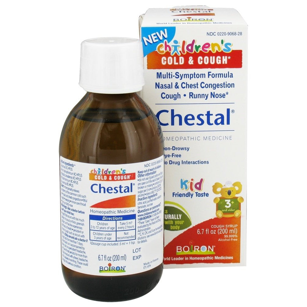 Jarabe para el resfriado y la tos Boiron Chestal para adultos - 6.7 Fl Oz